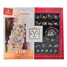 Kit Miçangas 106 Peças 3 Em 1 Pulseiras E Colares - Castela Foto mini  2
