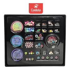 Kit Miçangas 106 Peças 3 Em 1 Pulseiras E Colares - Castela Foto mini  3