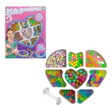 Kit Miçangas Coloridas Para Pulseiras Colar Infantil Foto mini 4