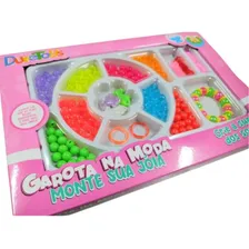 Kit Micangas Infantil Para Montar Pulseira Colares Bijuteria Foto mini 1
