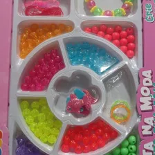 Kit Micangas Infantil Para Montar Pulseira Colares Bijuteria Foto mini 3