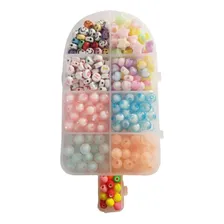 Kit Miçangas Montagem Bijuterias Infantil Sorvete 370 Peças Foto mini 2