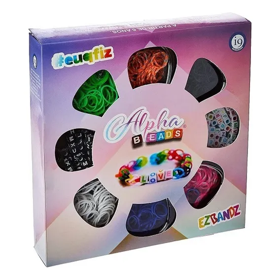 Kit Miçangas Para Bijuterias Alphabeads Ezbandz Foto 1