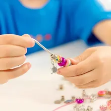 Kit Miçangas Pulseira Colar Bijuteria Brinquedo Castela Foto mini 2