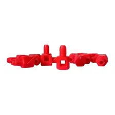 Kit Micro Aspersores Spray Vermelho 47l/h Irrigação 100 Unid Foto mini 2