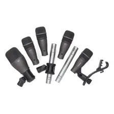 Kit Microfone Bateria Samson Dk 7 Kit 7 Cor Cinza Foto  mini 1