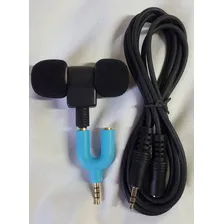 Kit Microfone Celular Mini Sony Extensor Adaptador P3 P/ P2 Foto mini 3