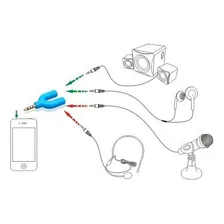 Kit Microfone Celular Mini Sony Extensor Adaptador P3 P/ P2 Foto mini 4