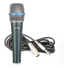 Kit Microfone C/fio Vocal Aj Beta 57a,supercardioide,xlr Foto mini 1