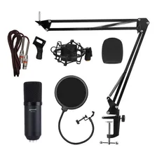 Kit Microfone Condensador Lm-260 Lexsen Profissional Estúdio Cor Preto Foto mini 1