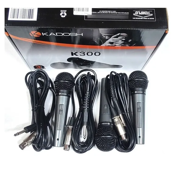 Kit Microfone Kadosh K-300 Com 3 Pcs Foto 1