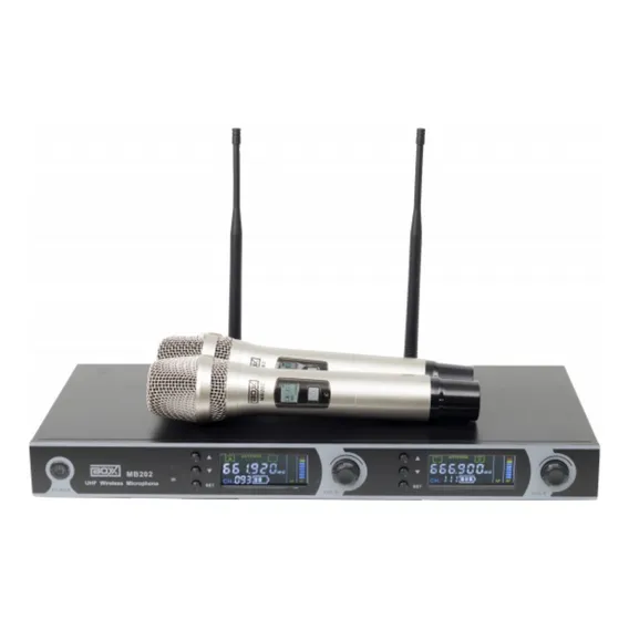 Kit Microfones Wireless Boxx Audio Mb 202 Foto 1