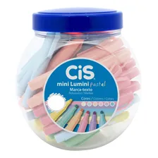 Kit Mini Caneta Marca Texto Cis Lumini Pastel Com 6 Cores Foto mini 2