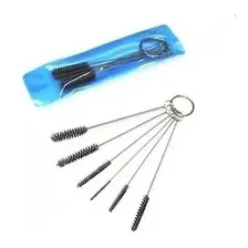 Kit Mini Escovas Limpeza Máquina Tatuagem Agulha Bico Tattoo Foto mini 1