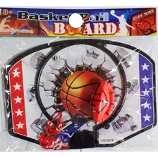 Kit Mini Tabela De Basquete Cesta Infantil Com Bola E Rede Foto mini 2