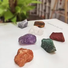 Kit Misto De 7 Pedras Chakras Brutas 100% Naturais Combo Foto mini 3