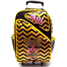 Kit Mochila Boneca Lol Queen Bee 3 Bolsos Rodinhas Tam G Foto mini 2