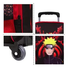 Kit Mochila Escolar Infantil Com Rodinha Naruto Foto mini 2