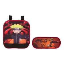 Kit Mochila Escolar Infantil Com Rodinha Naruto Foto mini 4