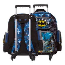 Kit Mochila Escolar Rodinhas Batman Com Lancheira Térmica Foto mini 4