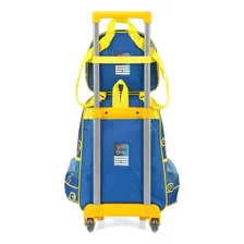 Kit Mochila Escolar Rodinhas + Lancheira Térmica Hot Wheels Cor Amarelo Foto mini 4