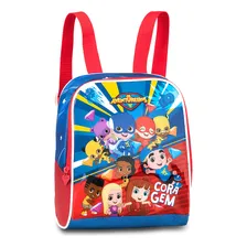 Kit Mochila Estojo Lancheira Luccas Neto Aventureiros Cor Av2402j - Aventureiros Foto mini 2