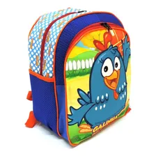Kit Mochila Infantil Escolar Galinha Pintadinha Tam M Costas Lancheira Estojo F5 Cor Azul Foto mini 4