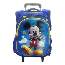 Kit Mochila Infantil Rodinhas Escolar 3d - Mickey Foto mini 3