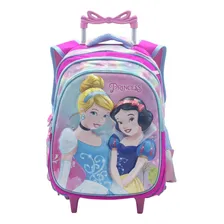 Kit Mochila Infantil Rodinhas Escolar 3d - Princesas Foto mini 3