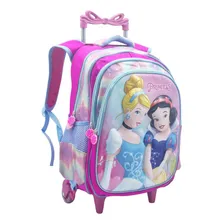 Kit Mochila Infantil Rodinhas Escolar 3d - Princesas Foto mini 2