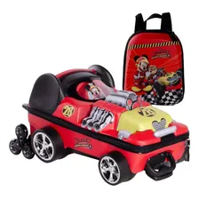 Kit Mochila Mickey Mouse Rodinhas Lancheira Infantil 3d Escolar Maxtoy Foto mini 1