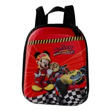 Kit Mochila Mickey Mouse Rodinhas Lancheira Infantil 3d Escolar Maxtoy Foto mini 3