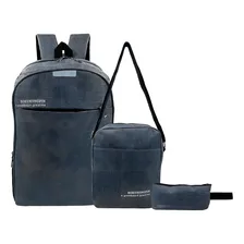 Kit Mochila Notebook Executiva + Shoulder Bag + Necessarie Foto mini 1