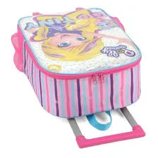 Kit Mochila Rodinhas Infantil Max Steel Polly Pocket - Pink Foto mini  3
