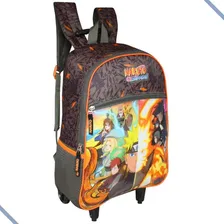 Kit Mochila Rodinhas + Lancheira Com Estojo Naruto Shippuden Foto mini  2