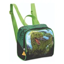 Kit Mochila Rodinhas Lancheira Estojo Menino Dinossauro Foto mini 3