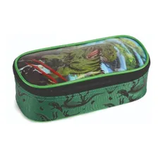 Kit Mochila Rodinhas Lancheira Estojo Menino Dinossauro Foto mini 4