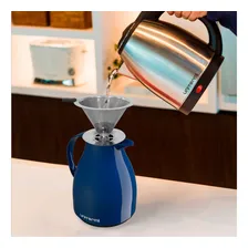 Kit Moedor De Café + Coador Inox Ecologico Unitermi Foto mini  3