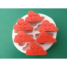 Kit Molde Silicone Sabonete Mini Nuvem Gota Chuva Amor 6 Cav Foto mini 2