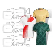 Kit Moldes Futebol 3 Golas, Modelagem&diversos, Correios Tamanho Tamanhos Na Descrição Foto  mini 1