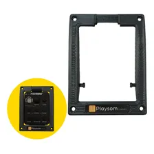 Kit Moldura Adaptador Captador Fishman P/ Violão Yamaha Apx Cor Preto Foto mini 1
