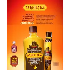 Kit Molho Pimenta Mendez 450ml 08 Cremosa Defumada Chipotle Foto mini  2