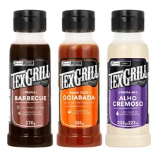 Kit Molho Texgrill Alho + Barbecue + Pimenta Agridoce Foto  mini 1