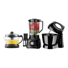 Kit Mondial Cozinha Batedeira Liquidificador Espremedor 110v Foto  mini 1