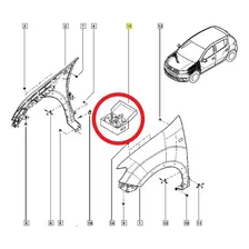 Kit Montagem Paralamas Laterais Sandero 2014..600380974r Foto mini  2