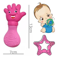 Kit Mordedor Mãozinha E Pezinho Rosa Macio Para Beb Pezinho/Mãozinha Foto mini  3