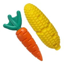 Kit Mordedores Nylon Buddy Toys Brinquedo Cenoura + Milho Foto mini 1