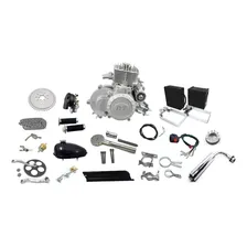 Kit Motor 2 Tempos 80cc Com Partida Elétrica Emotorbike Foto mini 1