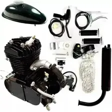 Kit Motor Bicicleta 80cc Completo Motorizada Gasolina Tanque Foto mini 3
