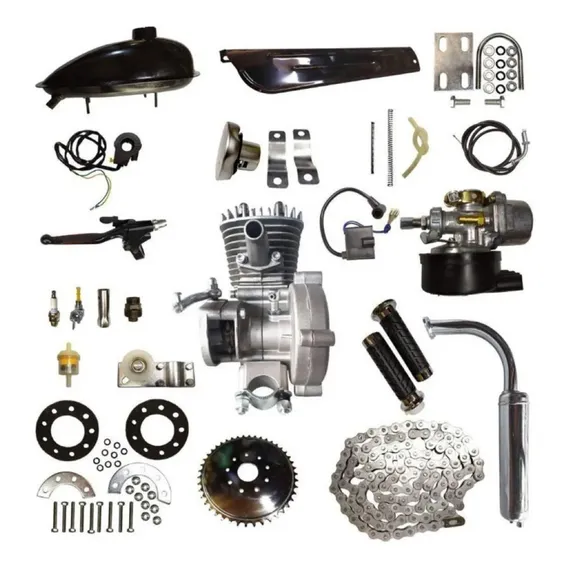 Kit Motor Bicicleta Bike 100cc Completo 2 Tempos Motorizado Foto 1
